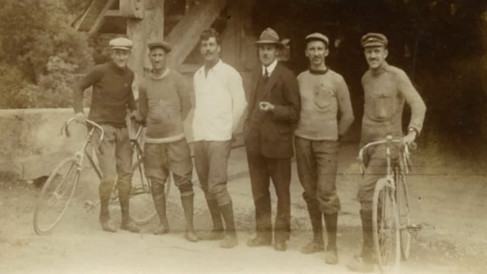 Die Veloclub-Mitglieder bei der Gründung im Jahr 1919.