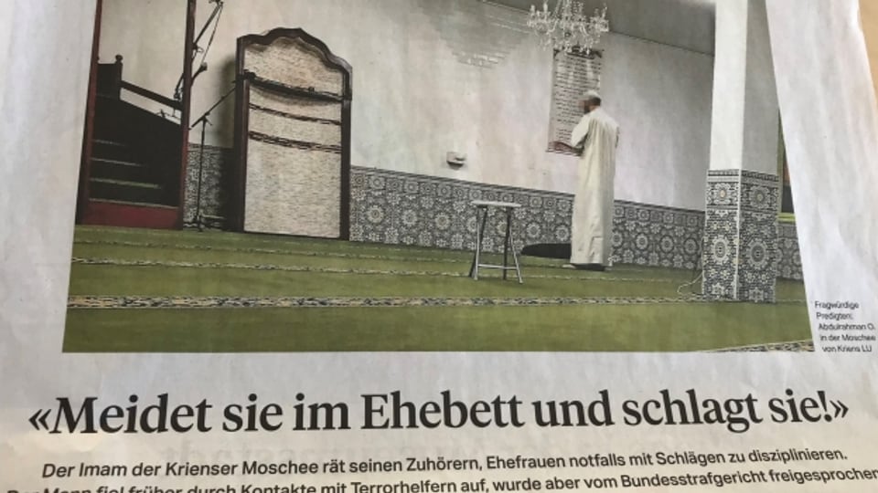 Wegen möglichen Gewaltaufrufen in einer Krienser Moschee wird ermittelt.