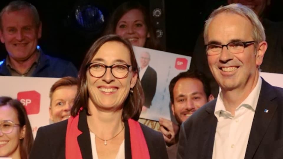 Treten im Duo für die SP zu den Luzerner Stadtratswahlen an: Judith Dörflinger und Stadtpräsident Beat Züsli.