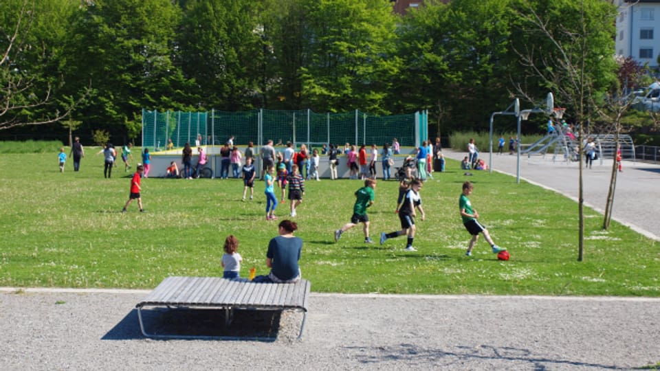 Der Schmiedhofpark soll einst 11'000 Quadratmeter für Spass, Spiel und Entspannung bieten.