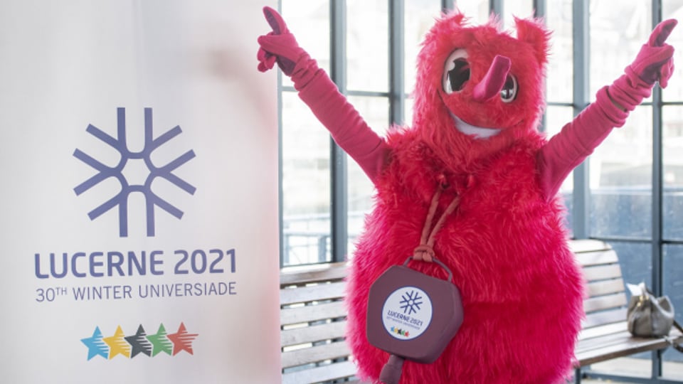 Einen Namen hat es noch nicht: Das Maskottchen für die Universiade 2021