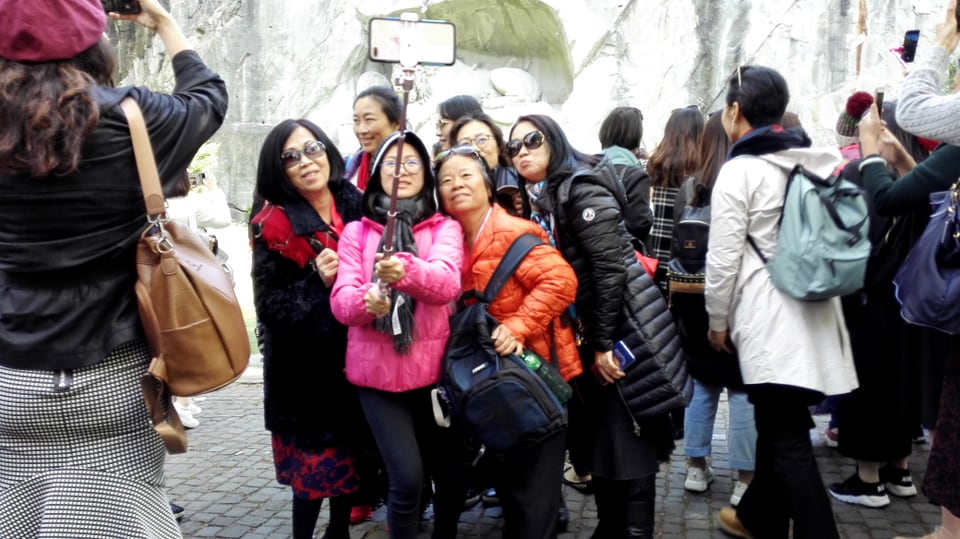 In Luzern fällt auf, dass die chinesischen Reisegruppen im Stadtbild fehlen.
