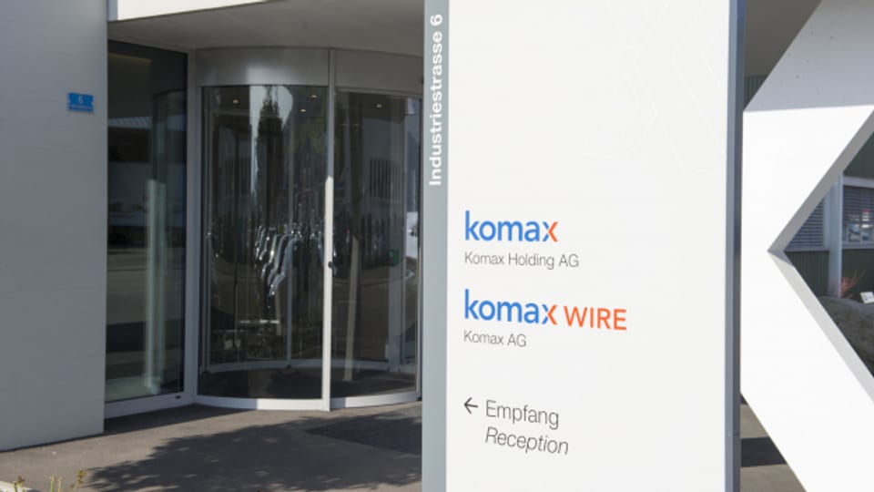Auch die Komax-Zentrale im Luzernischen Dierikon ist vom weiteren Stellenabbau betroffen.