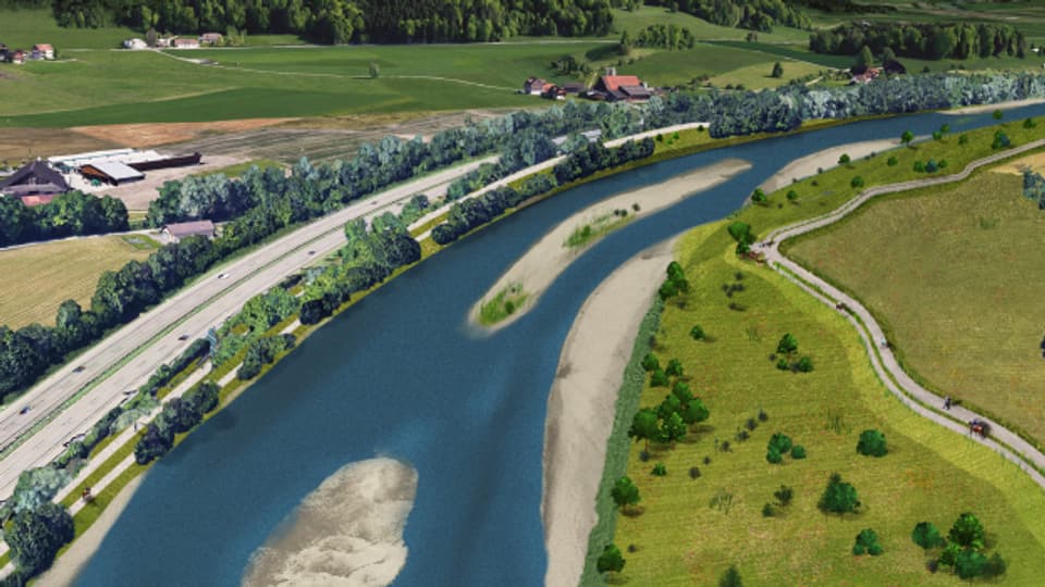 Der Kanton Luzern will unter anderem in den Hochwasserschutz investieren