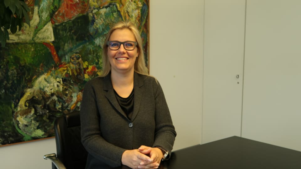 Susanne Thellung ist Chefin der Schwyzer Kantonalbank.