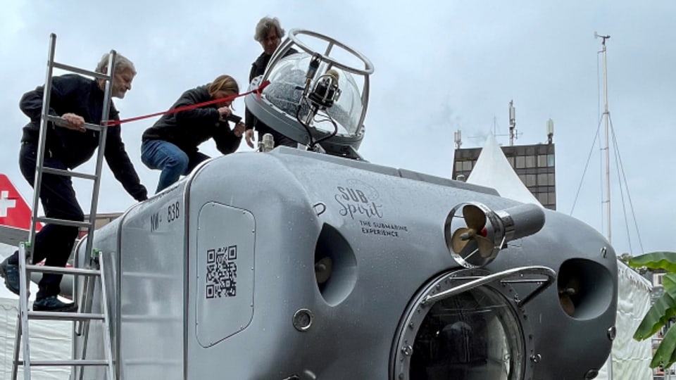 Noch im Trockenen: Das U-Boot im Luzerner Verkehrshaus