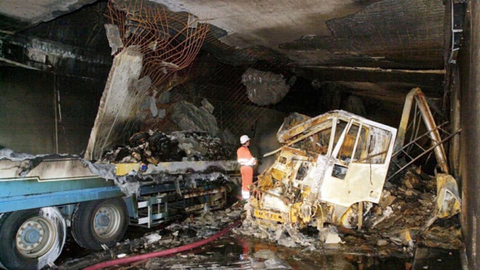 Das Inferno im Gotthardtunnel.