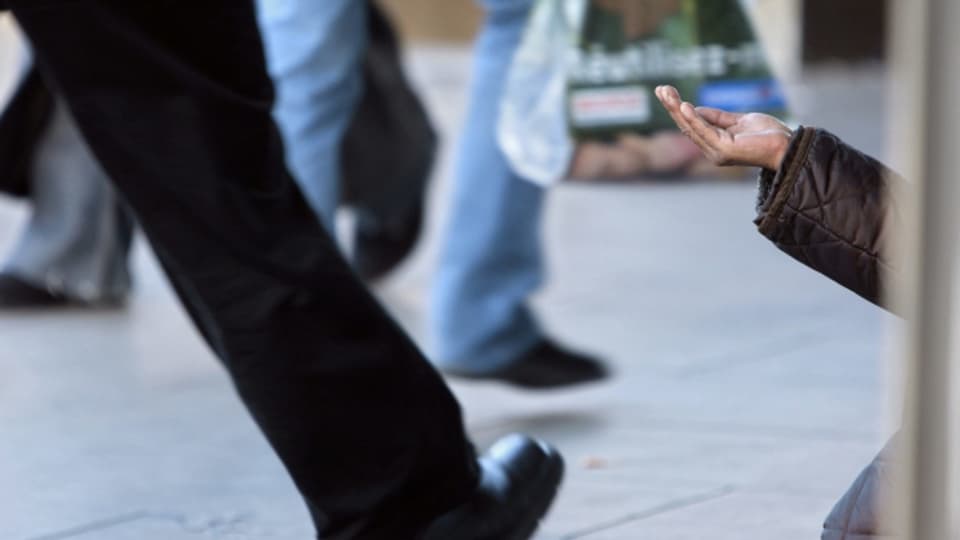 Betteln soll erlaubt bleiben - aber nicht in organisierter Form.
