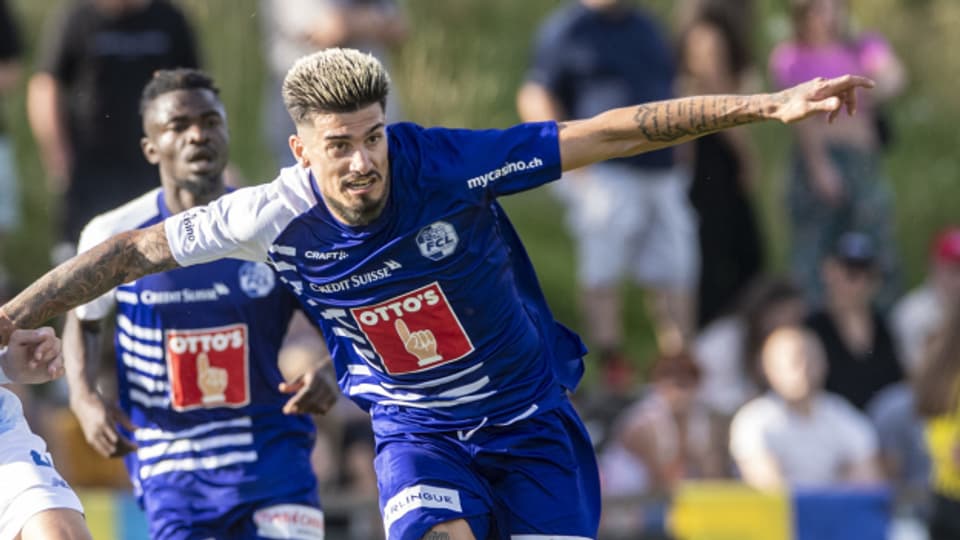 Joaquin Ardaiz, einer der Neuzugänge beim FC Luzern, bei einem Testspiel Anfang Juli.