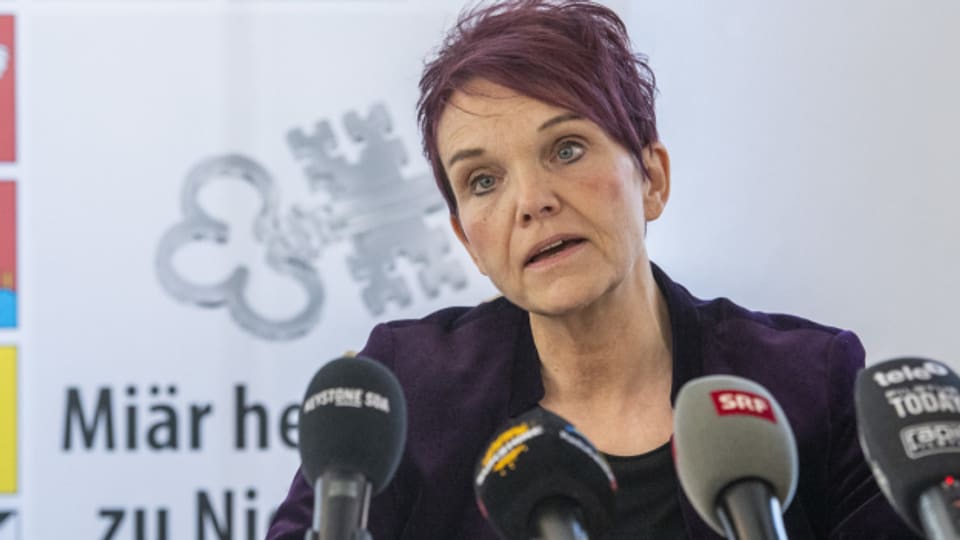 Lässt sich von Kritik nicht einschüchtern: Die Nidwaldner SVP-Regierungsrätin Michèle Blöchliger will weiterhin in die Landesregierung.