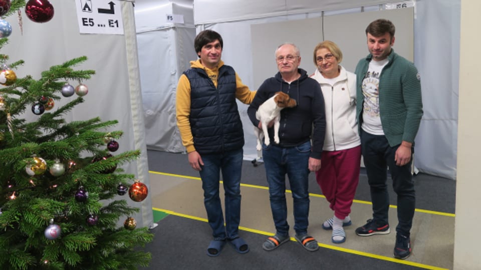 Die vierköpfige Familie ist aus der Ukraine geflüchtet und nun in Seewen untergebracht.