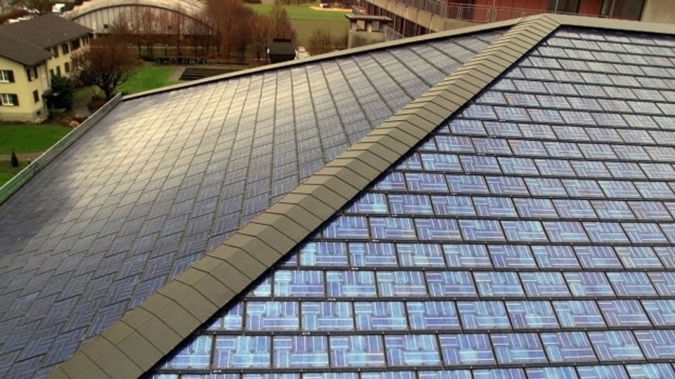 Nicht gerade so flächendeckend, sondern nur auf einem Teil des Daches sollen bei der Villa auf Musegg Solarziegel verbaut werden.
