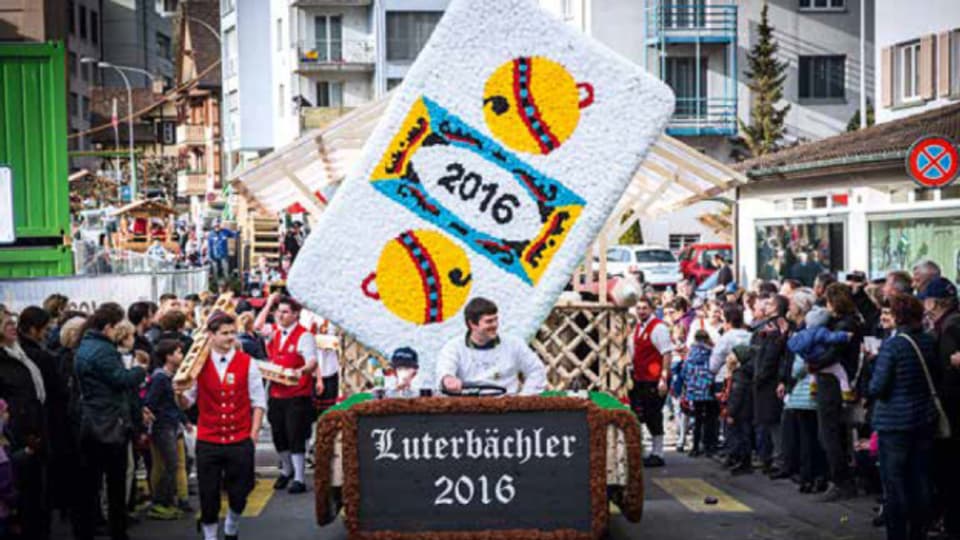 Der Festumzug im Jahr 2016 an der «Sännechilbi» in Küssnacht.