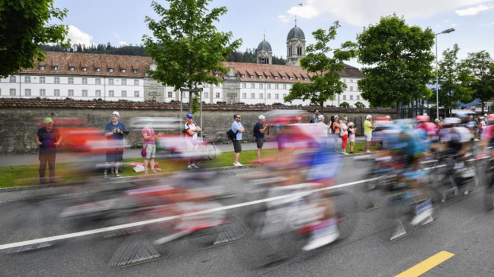 Wie 2019 ist die Tour de Suisse auch in diesem Jahr wieder zu Gast in Einsiedeln.