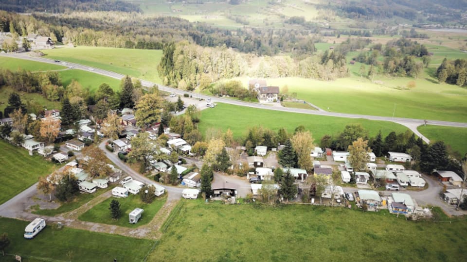 Auf dem Gebiet des Campings Buosingen zwischen Goldau und Lauerz soll das Zentrum realisiert werden.