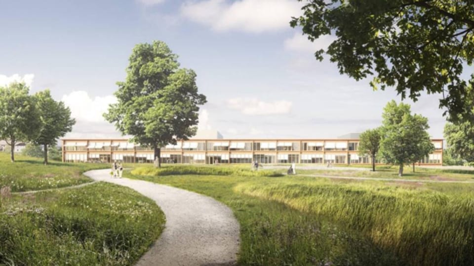 Das neue Spital in Wolhusen soll 2028 eröffnen.
