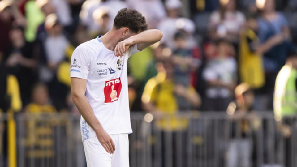FCL-Mittelfeldspieler Iwan Hegglin zeigt sich nach der Niederlage gegen YB enttäuscht.