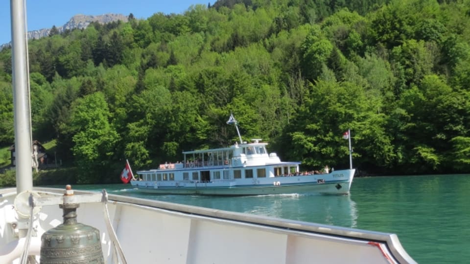 Das Motorschiff Titlis fährt täglich von Luzern nach