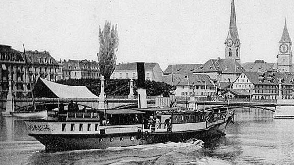Die «Concordia» kollidierte am 29. August 1872 in Obermeilen ZH mit einem anderen Schiff.