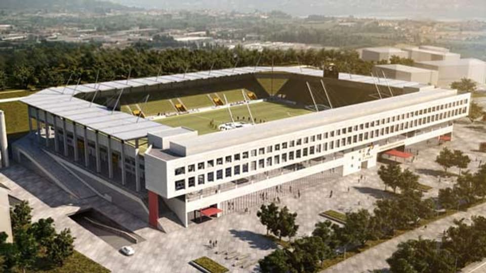 So soll es aussehen - das neue Fussballstadion für den FC Schaffhausen