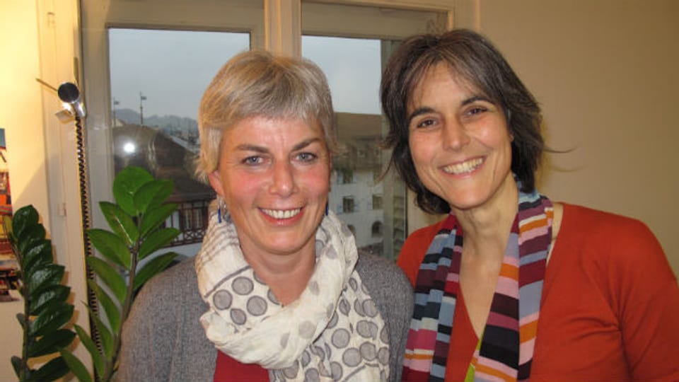 Karin Ottiger (links) und Regula Grünenfelder (rechts): Sie haben sich für das Wohl der Asylsuchenden im Eigenthal LU eingesetzt.