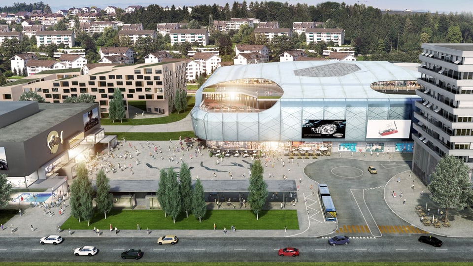 Nach 13 Jahren die Baubewilligung: Das geplante Einkaufs- und Freizeitzentrum «Mall of Switzerland»