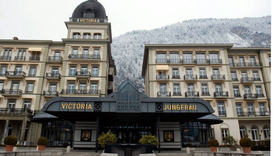Wechselt den Besitzer: Das Luxushoel Victoria Jungfrau in Interlaken