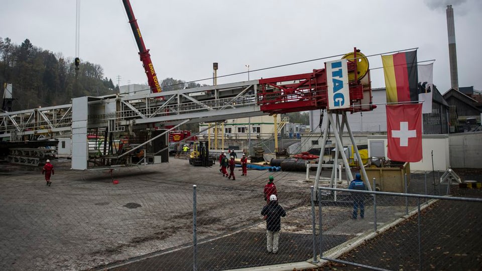 In St. Gallen sind die Fahnen inzwischen auf Halbmast: Geothermieprojekt im Sittertobel
