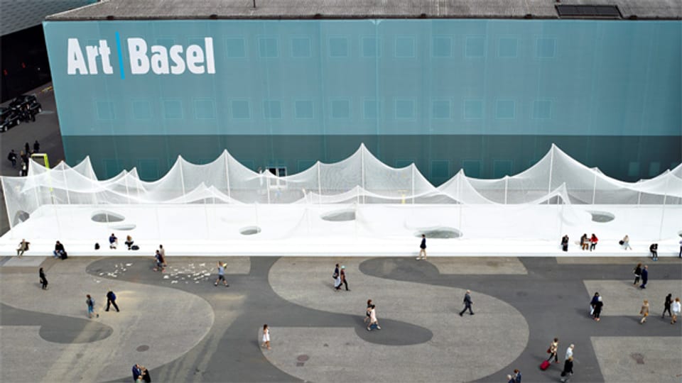 Messeplatz in Basel: Hier hätte die Performance stattfinden sollen