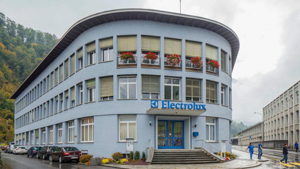 Die Firma Electrolux schliesst ihre Fabrik in Schwanden/GL.