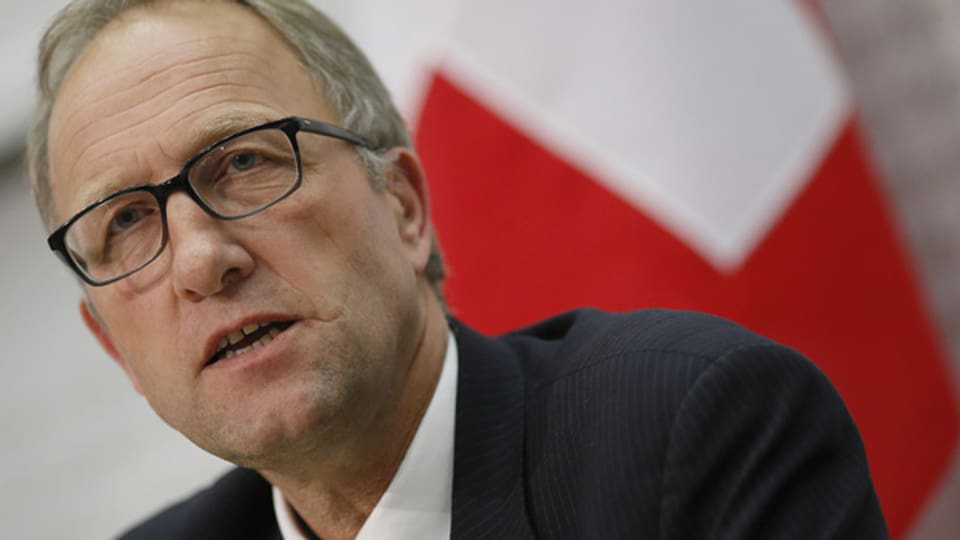 Kantonsreferendum gegen den NFA beschlossen: Zugs Finanzdirektor Peter Hegglin spricht von «Notwendigkeit».