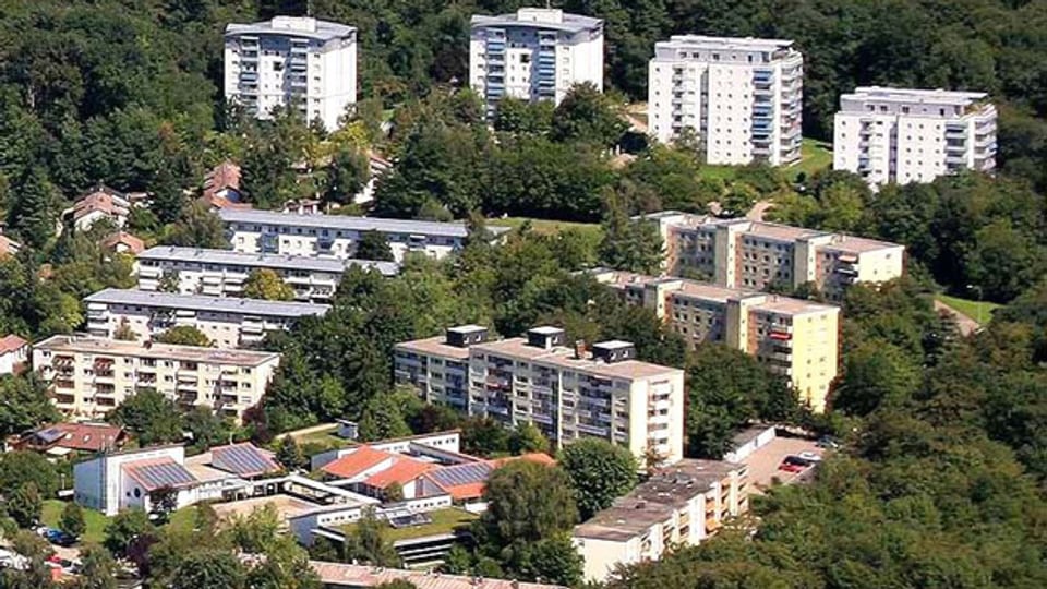 Die Siedlung Salzert in Lörrach.