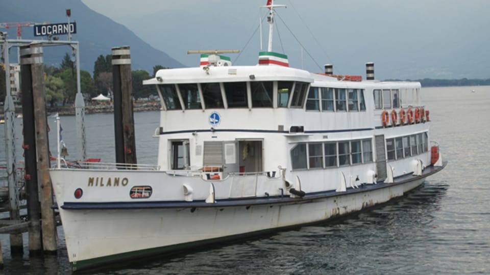 Altes italienisches Kursschiff auf em Lago Maggiore