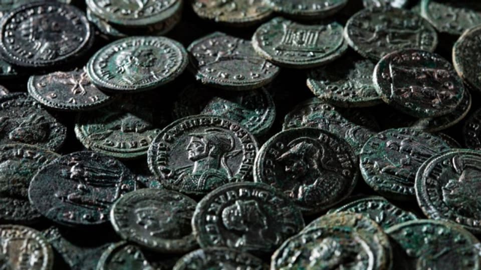 Der Schatz unter dem Kirschbaum: 15 Kilo alte römische Münzen.