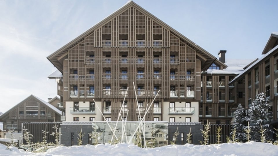 Das Hotel Chedi in Andermatt - Teil des Sawiris-Resorts.