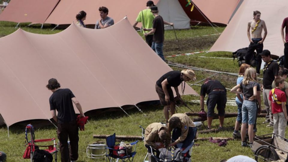 Spatz-Zelte sollen auch in Zukunft zum Pfadilager dazugehören