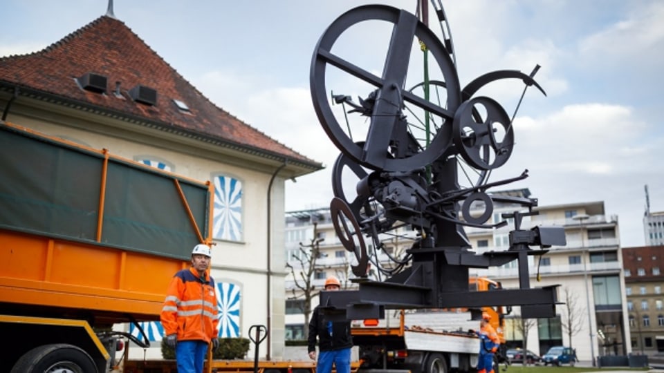 JoSiffertBrunnen von Jean Tinguely ist repariert Regional Diagonal