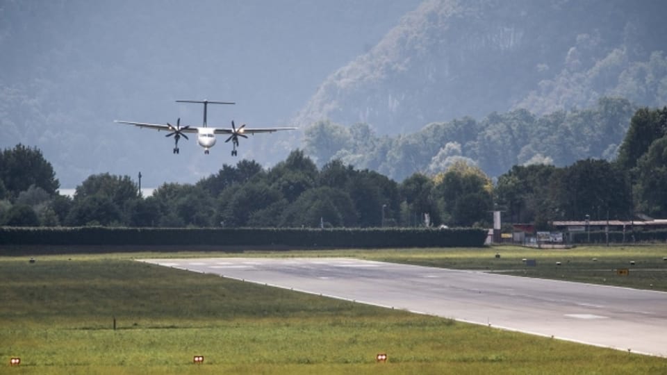 Der Flughafen Lugano-Agno ist schon seit längerem in Schwierigkeiten.