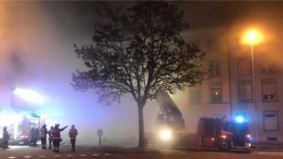 Der Brand brach in der Nacht aus, als viele Hausbewohner schliefen