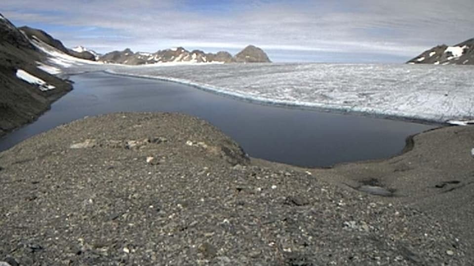 Der Gletschersee Faverges ist im letzten Sommer ausgelaufen.