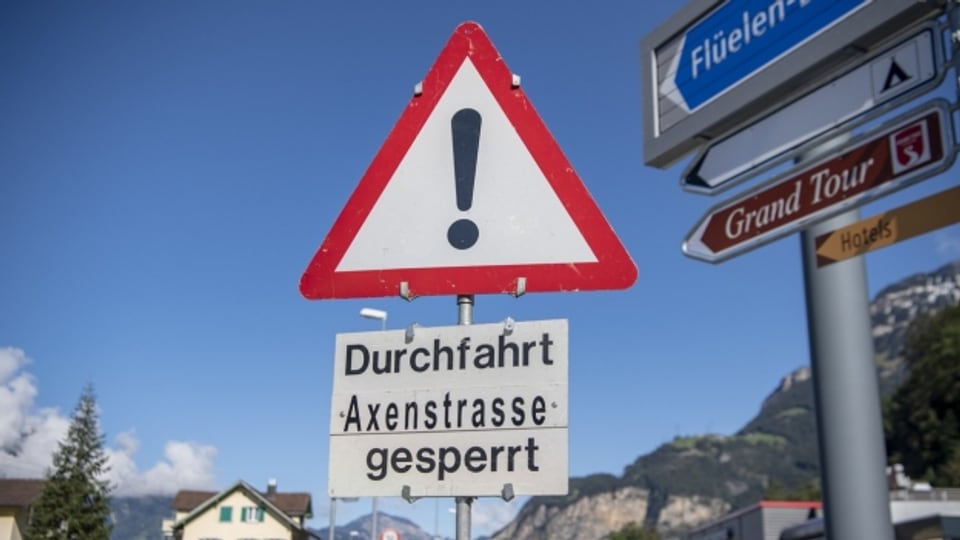 Das Problem Axenstrasse: Uri wird beim Bund vorstellig.