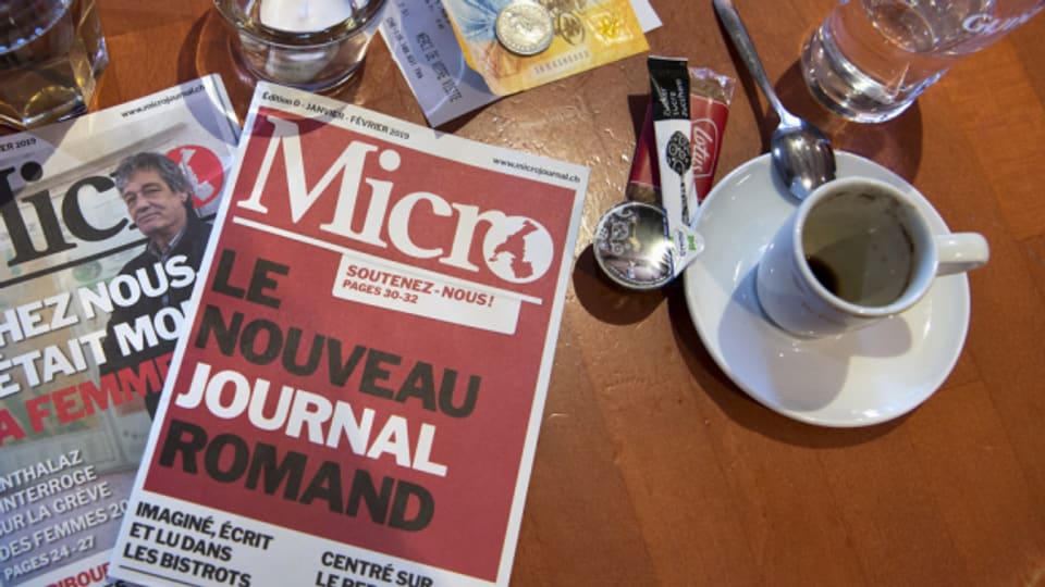 Die Westschweizer Zeitung «Micro»: Corona hat ihr das Genick gebrochen.