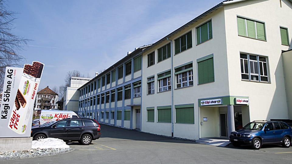 Das Fabrikgebäude des Waffelproduzenten Kägi in Lichtensteig.
