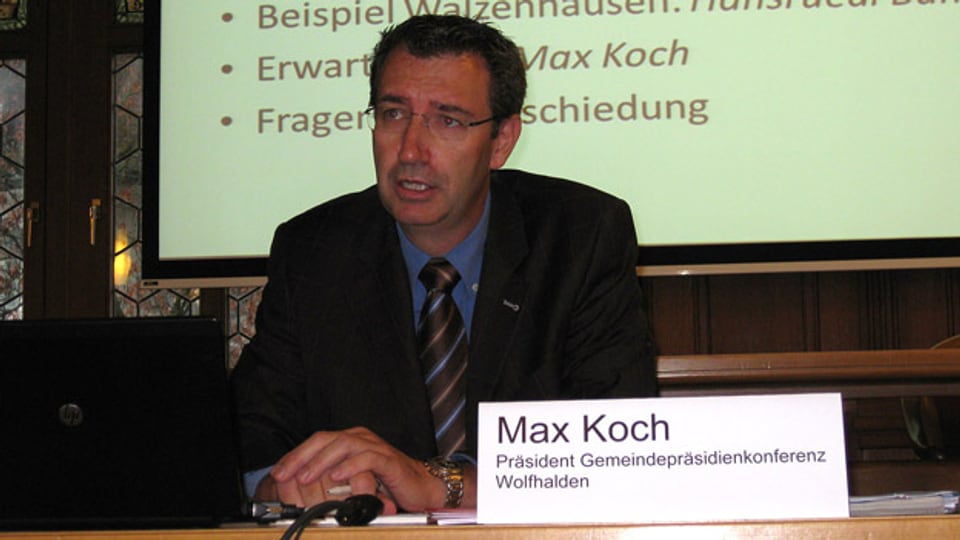 Max Koch, Gemeindepräsident Wolfhalden