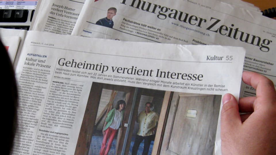 Die Thurgauer Zeitung baut Blattstruktur um.