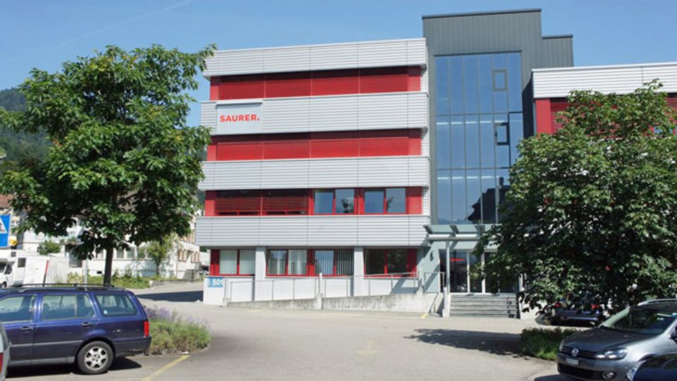 Die Firma Saurer beschäftigt in Wattwil (Bild) ca. 90 Personen und in Arbon rund 100. Weltweit sind es 3800 Mitarbeiter. zvg