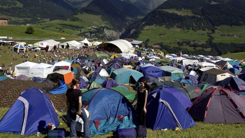 Das Openair Lumnezia ist das grösste Musikfestival in Graubünden.