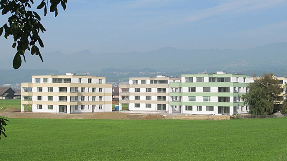 In Benken wurden mehrere neue Häuser gebaut.