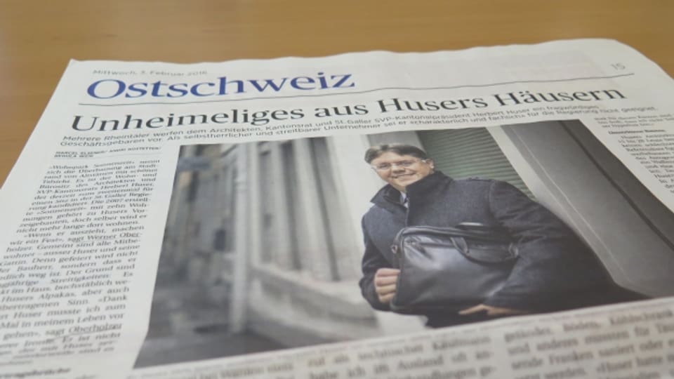 Rheintaler Ex-Politiker und Ex-Geschäftspartner äussern Zweifel an Husers Integrität.