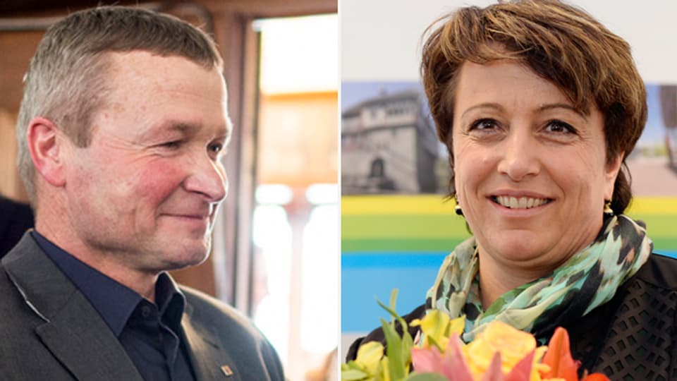 Neue Regierungsräte: Alfred Stricker (AR) und Cornelia Komposch (TG)